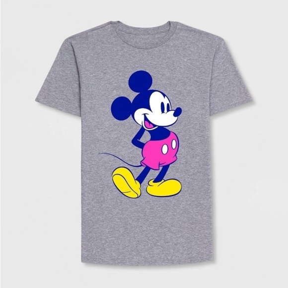 Men's Mickey Mouse Short Sleeve Graphic
T-Shirt - Heathered Gray - Picture 1 of 5
